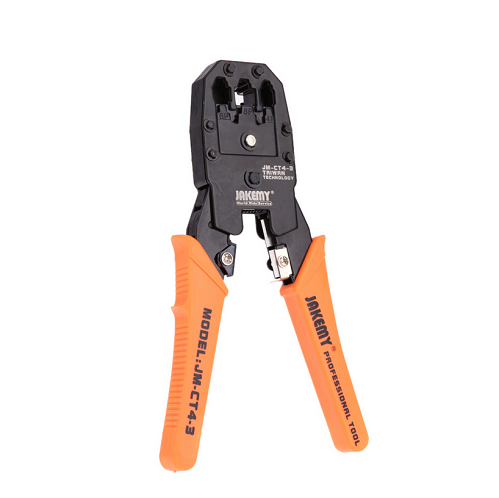 TOOLS 17602 Πρέσα ακροδεκτών τηλεπικοινωνιών Αλουμίνιου για φις ,RJ45,RJ11,RJ12 μαζί με απογυμνωτή για UTP-FTP CT4-3